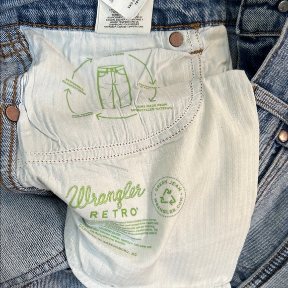 Wrangler Retro Slim Boot Blue Denim Jeans W34 x L36 - Picture 10 of 12